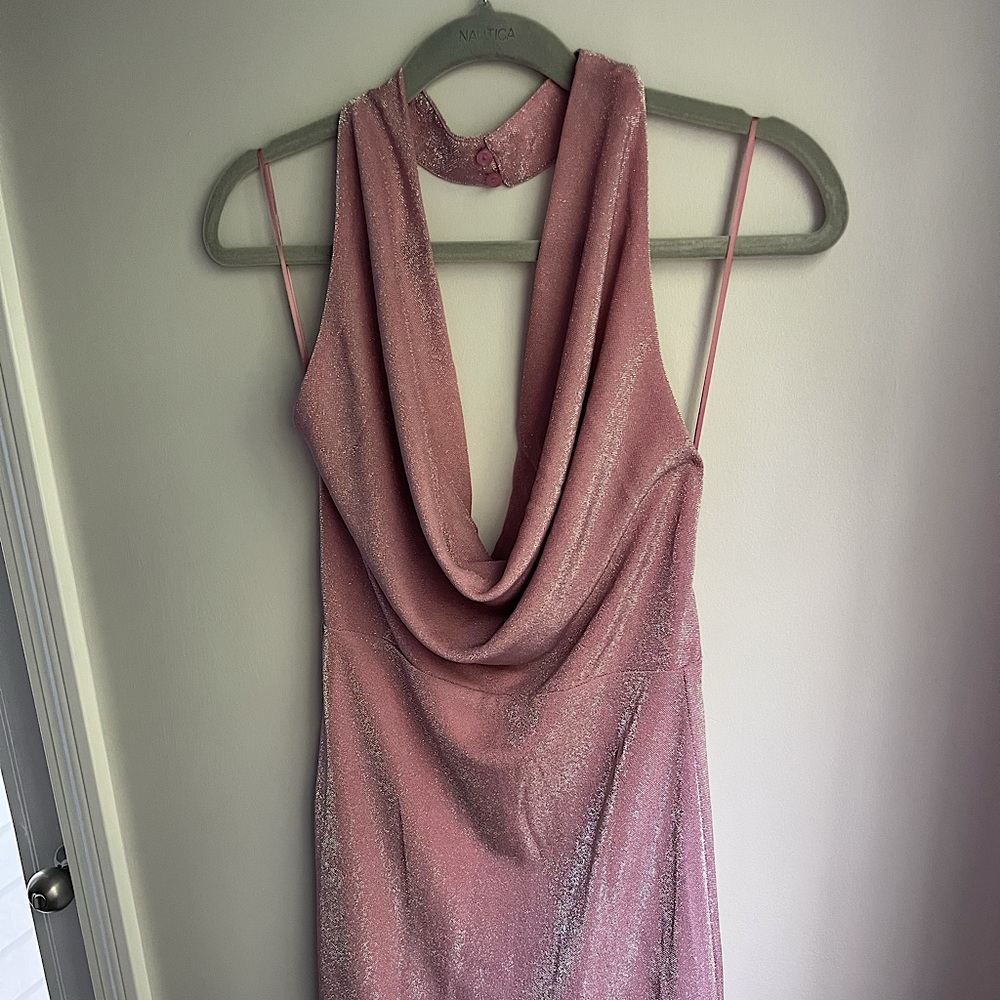 Mini Pink Sparkle Dress